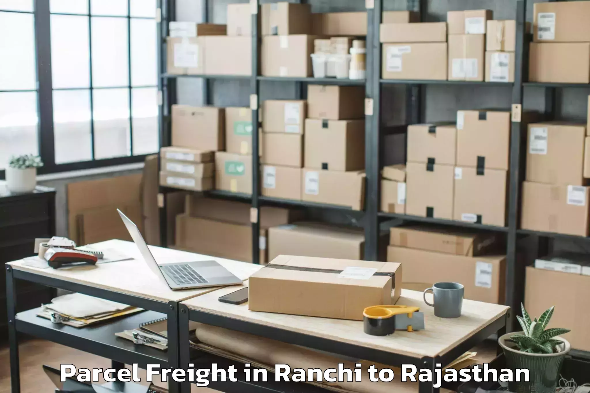 Book Ranchi to Udpura Parcel Freight Online